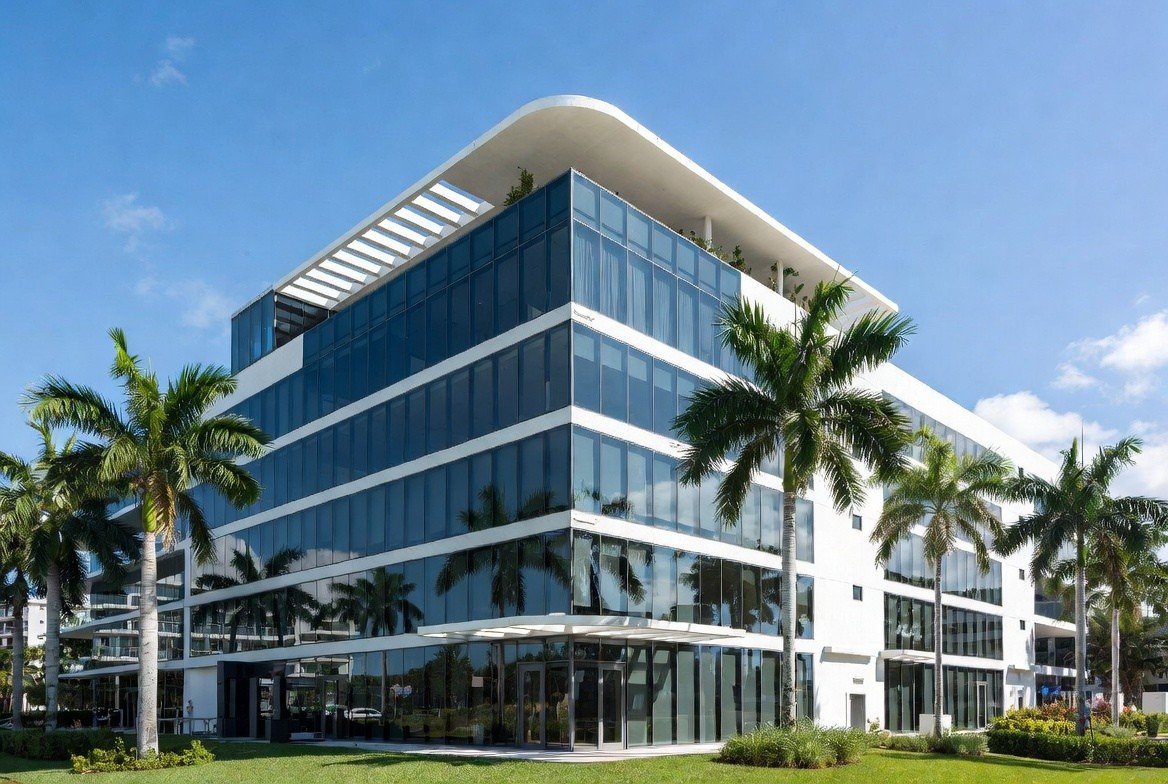 Modern office building